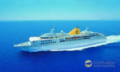 Το πλοίο Costa Voyager εν πλω